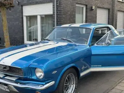 Brugt Ford Mustang 200 HK (147 kW) 1966 Blå
