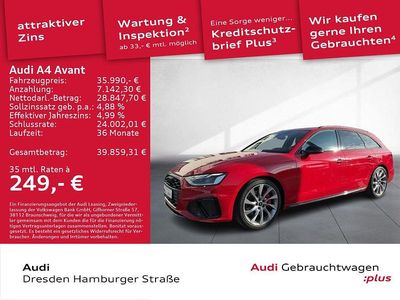 Gebraucht Audi A4 S-Line 265 PS (194 kW) 2022 Rot Kombi