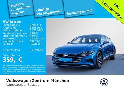 Usata VW Arteon Elegance 218 CV (160 kW) 2023 Blu Berlina