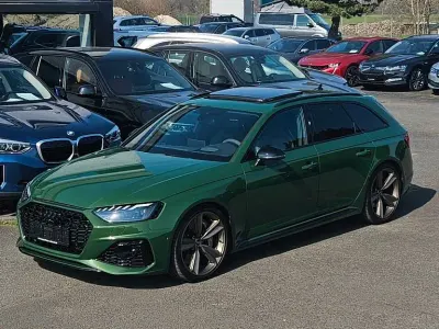 Usata Audi RS4 Advanced 450 CV (330 kW) 2022 Verde Station wagon