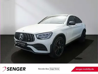 Używany Mercedes GLC400d AMG 330 KM (242 kW) 2023 Biały Coupe