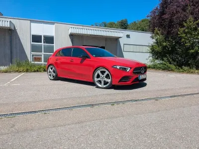 Gebraucht Mercedes A200 AMG 163 PS (119 kW) 2019 Rot Kleinwagen