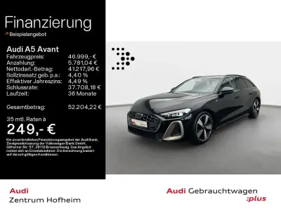 Gebraucht Audi A5 Edition .1 204 PS (150 kW) 2025 Mythosschwarz metallic Kombi