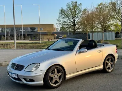 Gebraucht Mercedes SLK320 AMG 218 PS (160 kW) 2002 Silber Cabrio