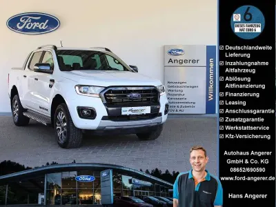 Gebraucht Ford Ranger Wildtrack 212 PS (155 kW) 2022 Frostweiß Pickup