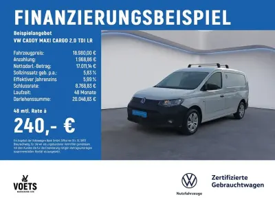 Gebraucht VW Caddy 102 PS (75 kW) 2022 Weiß Van / Kleinbus