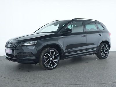 Schwarz magic Gebraucht 2021 Skoda Karoq SportLine SUV | 25.705 € (Fairer Preis)