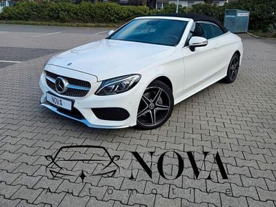 Gebraucht Mercedes C220 AMG line 170 PS (125 kW) 2017 Weiß Cabrio
