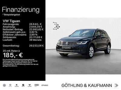 Gebraucht VW Tiguan Elegance 245 PS (180 kW) 2022 Deep black perleffekt SUV