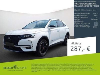 Gebraucht DS Automobiles DS7 Crossback Performance Line Plus 131 PS (96 kW) 2023 Polar weiß SUV