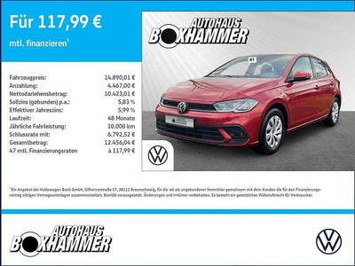 Gebraucht VW Polo Life 80 PS (58 kW) 2022 Rot Kleinwagen