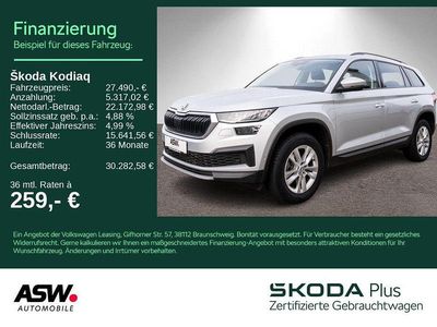 Brilliantsilber metallic Gebraucht 2022 Skoda Kodiaq Ambition SUV | 27.490 € (Fairer Preis)