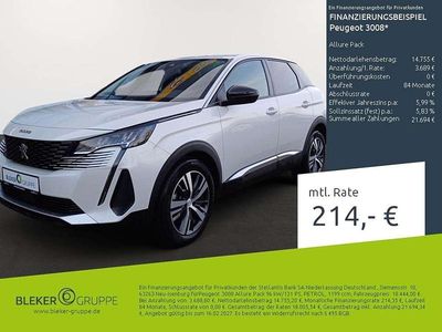 Gebraucht Peugeot 3008 Allure 177 PS (130 kW) 2022 Weiß SUV