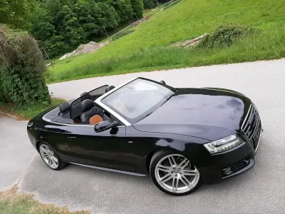 Gebraucht Audi A5 Cabriolet S-Line 260 PS (191 kW) 2011 Schwarz Cabrio
