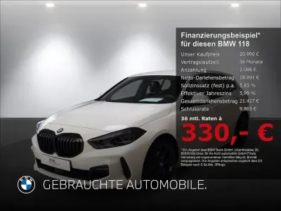 Gebraucht BMW 118 M Sport 136 PS (100 kW) 2022 Weiss Kleinwagen