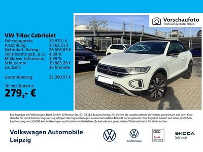 Gebraucht VW T-Roc Cabriolet Goal 116 PS (85 kW) 2025 Weiß Cabrio