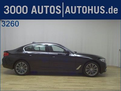 gebraucht BMW 520 dA Sport-Line T-Leder Navi HuD LED AHK Rfk