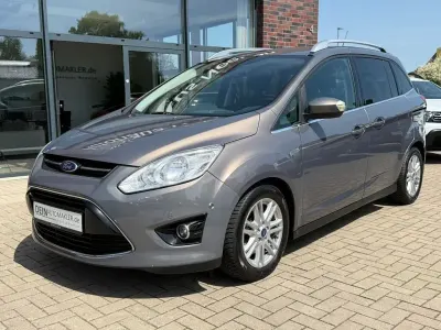 Gebraucht Ford Grand C-Max Titanium 150 PS (110 kW) 2013 Brisbane brown/lunar sky Van / Kleinbus