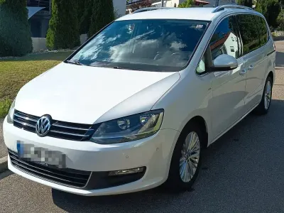 Gebraucht VW Sharan Cup 140 PS (102 kW) 2014 Weiß Van / Kleinbus