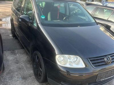Gebraucht VW Touran 116 PS (85 kW) 2005 Schwarz Van / Kleinbus