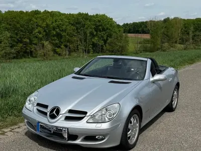 Brugt Mercedes SLK200 163 HK (119 kW) 2004 Sølv Cabriolet