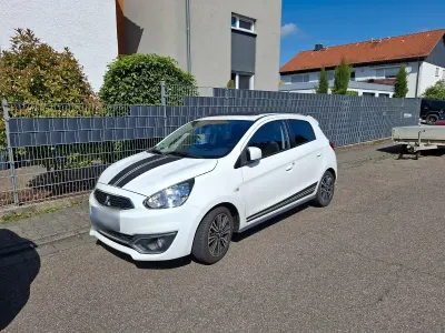 Gebraucht Mitsubishi Space Star 71 PS (52 kW) 2017 Weiß Kleinwagen
