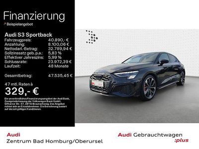 Mythosschwarz metallic Gebraucht 2024 Audi S3 Sport Limousine | 40.890 € (Fairer Preis)
