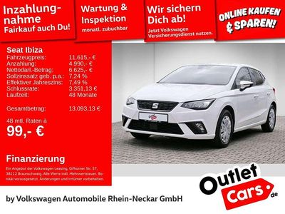 Gebraucht Seat Ibiza Reference 80 PS (58 kW) 2022 Candy weiss Kleinwagen