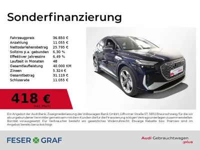 Gebraucht Audi Q4 Sportback e-tron Advanced Plus 150 kW (204 PS) 2023 Navarrablau metallic SUV