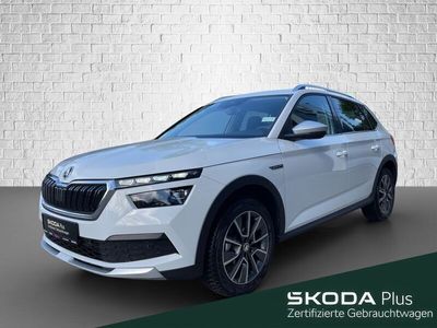 Gebraucht Skoda Kamiq ScoutLine 150 PS (110 kW) 2024 Moonweiss metallic SUV