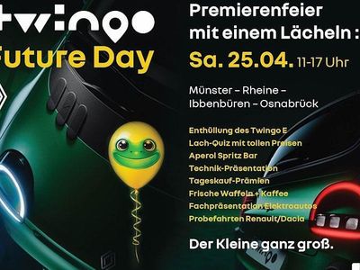 Neu Renault Twingo Urban 60 kW (82 PS) 2026 Absolutgrün (grün) Kleinwagen