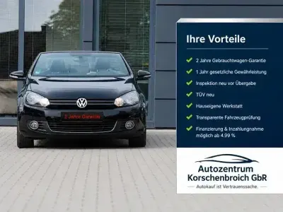 Gebraucht VW Golf Cabriolet Life 122 PS (89 kW) 2013 Schwarz Cabrio