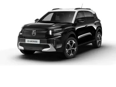 Neu Citroën e-C3 Aircross 83 kW (113 PS) 2026 Perla nera schwarz / dach weis SUV