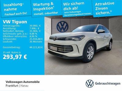 Pure white Gebraucht 2025 VW Tiguan Elegance SUV | 39.980 € (Fairer Preis)