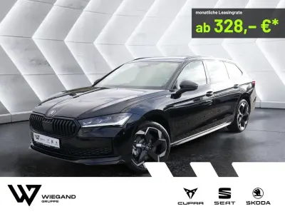 Neu Skoda Superb SportLine 204 PS (150 kW) 2026 Schwarz Kombi
