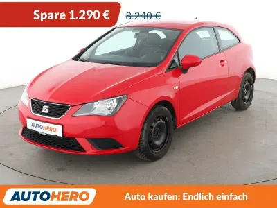 Gebraucht Seat Ibiza I-Tech 75 PS (55 kW) 2015 Rot Kleinwagen