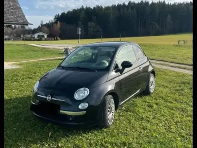 Brugt Fiat 500 Lounge 69 HK (50 kW) 2015 Sort Hatchback