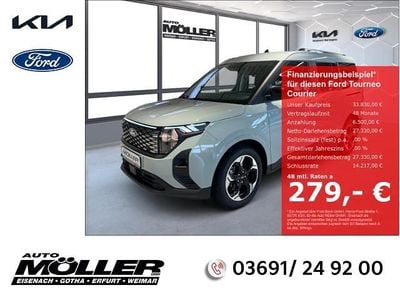 Neu Ford Tourneo Courier Titanium 100 kW (136 PS) 2026 Grau Van / Kleinbus