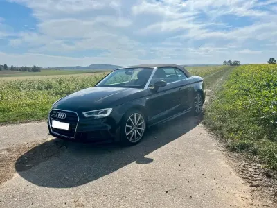Gebraucht Audi A3 Cabriolet S-Line 150 PS (110 kW) 2017 Schwarz Cabrio