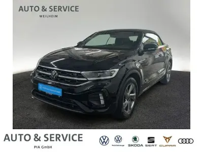 Gebraucht VW T-Roc Cabriolet R-line 150 PS (110 kW) 2025 Schwarz Cabrio
