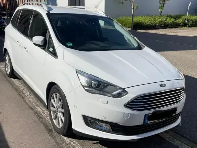 Gebraucht Ford Grand C-Max Titanium 150 PS (110 kW) 2019 Weiß Van / Kleinbus