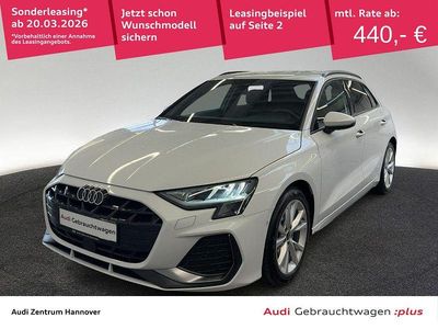 Gebraucht Audi A3 S-Line 150 PS (110 kW) 2024 2y gletscherweiß metallic (metallic) Limousine