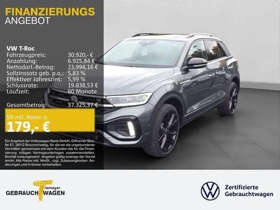 Gebraucht VW T-Roc R-line 150 PS (110 kW) 2025 Indiumgrau metallic SUV