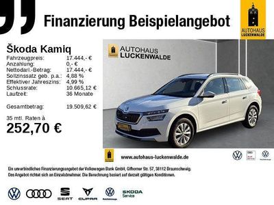 Gebraucht Skoda Kamiq Ambition 110 PS (80 kW) 2022 Weiß SUV