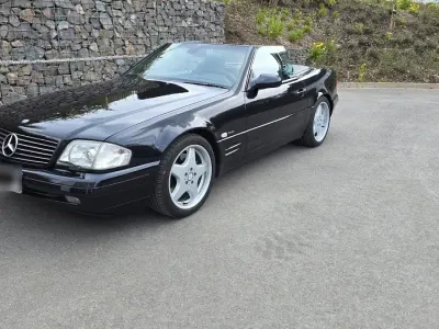 Gebraucht Mercedes SL320 Edition 224 PS (164 kW) 2001 Schwarz Cabrio