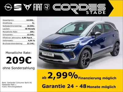Brugt Opel Crossland GS Line 131 HK (96 kW) 2021 Blå SUV