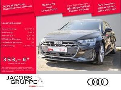 Gebraucht Audi A3 S-Line 150 PS (110 kW) 2025 Schwarz (schwarz / mythosschwarz) Limousine