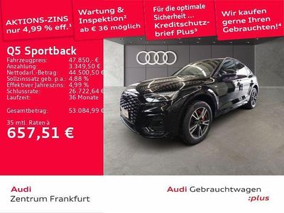 Gebraucht Audi Q5 Sportback S-Line 367 PS (269 kW) 2023 Schwarz SUV