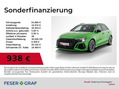Kyalamigrün Gebraucht 2023 Audi RS3 Ambiente Limousine | 54.880 € (Fairer Preis)