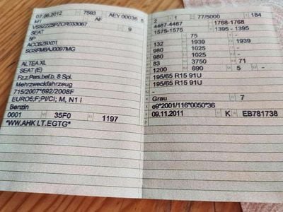 Gebraucht Seat Altea XL Style 102 PS (75 kW) 2012 Van / Kleinbus